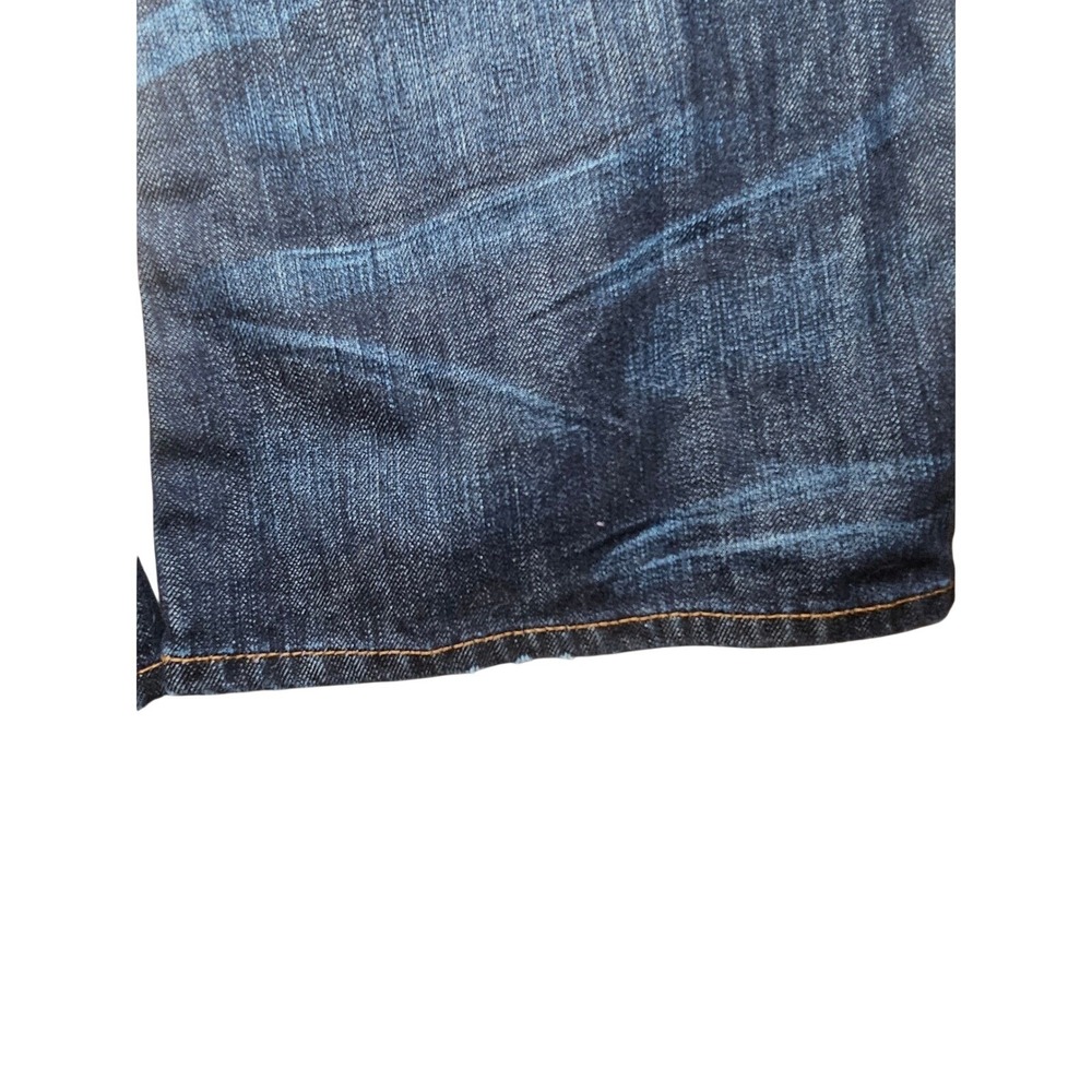 Gap 1969 Men Dark Star Bootcut Jeans 38x32 Ringspun Cotton Denim Indigo 715511 - Picture 10 of 16